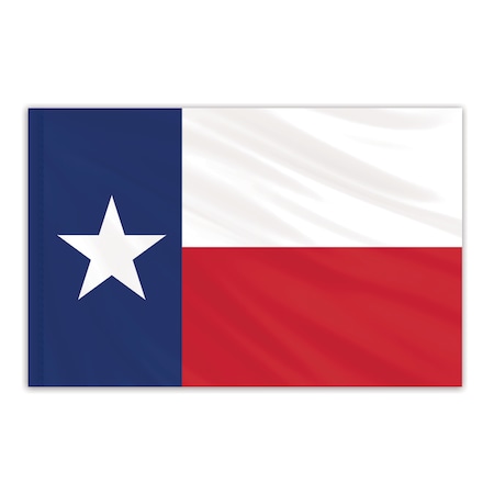 Global Flags Unlimited Texas Indoor Sewn Nylon Flag 3'x5' 200649